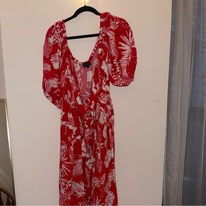 Eloquii Floral Maxi Dress